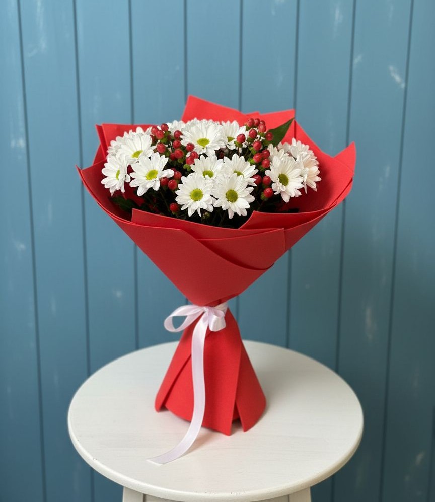 Букет цветов из: Хризантемы в Гороховце