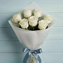 Букет 7 Белых роз Эдлесс Лав #REPLACE_PRED# Гороховце