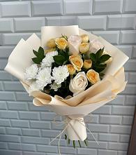 Букет цветов из:  Розы и Хризантемы в Гороховце