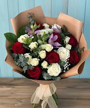 Букет цветов из:  Розы и Альстромерии #REPLACE_PRED# Гороховце