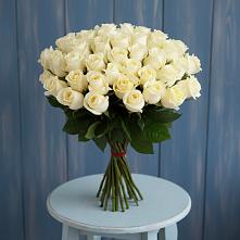 Букет 51 Белая роза Эдлесс Лав #REPLACE_PRED# Гороховце