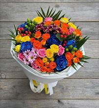 Букет цветов из:  Розы и Хризантемы в Гороховце