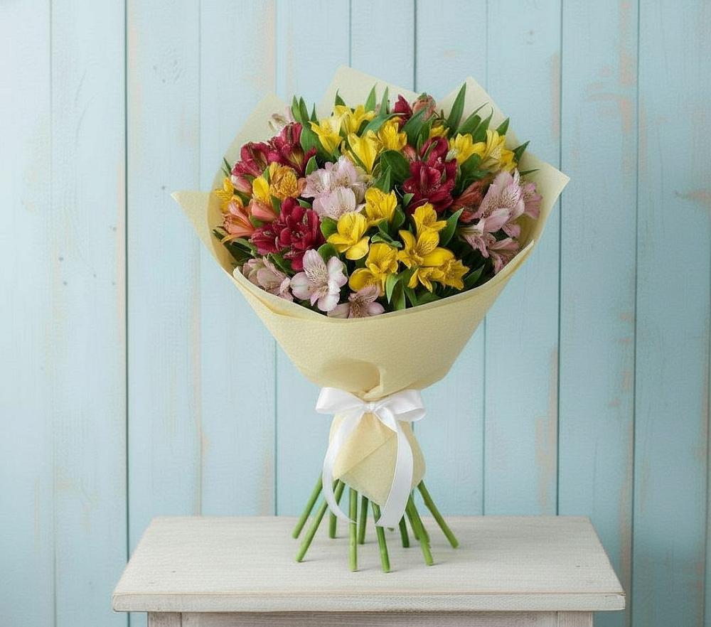Букет цветов из: Альстромерии в Гороховце