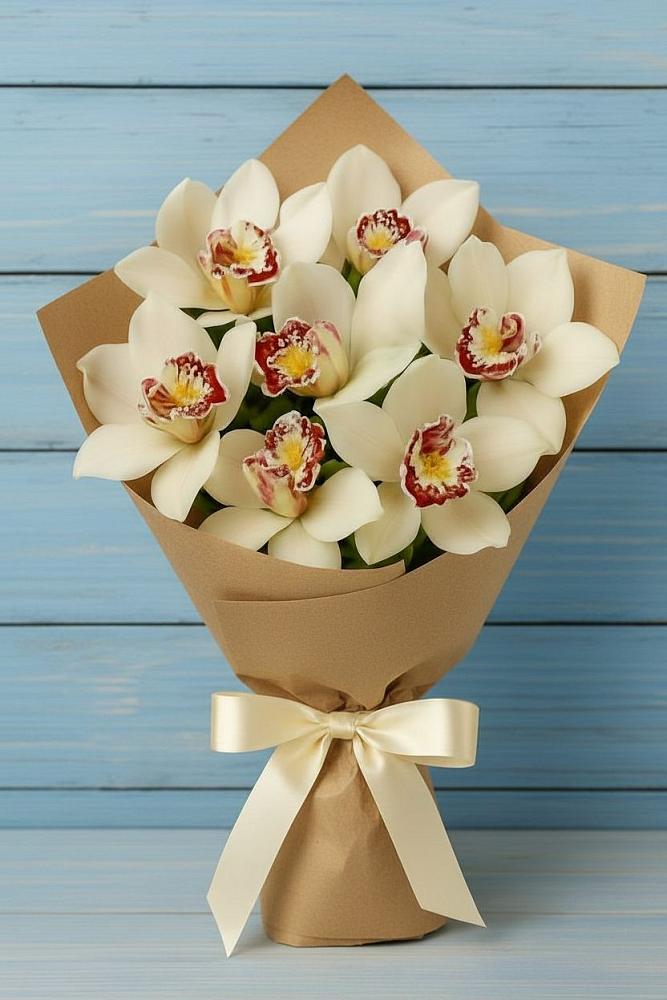 Букет цветов из: Орхидеи и Розы в Гороховце