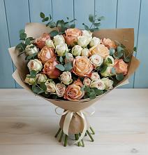 Букет цветов из:  Альстромерии и Розы в Гороховце