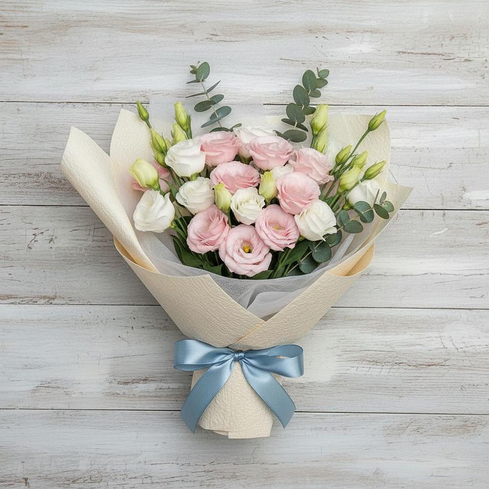 Букет цветов из: Лизиантусы в Гороховце